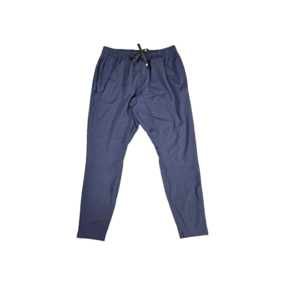 Fabletics Mens The Takeover Pants Navy Blue Size S-M Tapered Athletic Workout - Picture 2 of 11